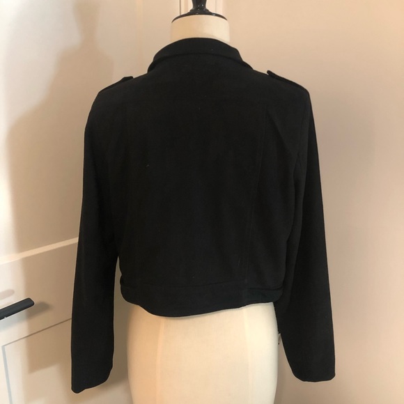 Coco & Yves Black Motorcycle Jacket - Picture 2 of 2